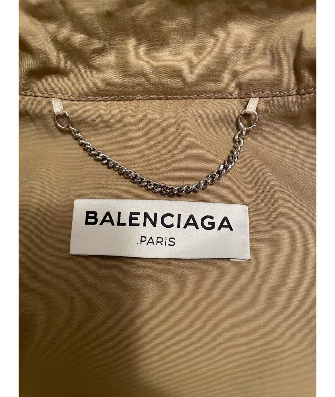 BALENCIAGA Бежевый тренч/плащ, фото 4