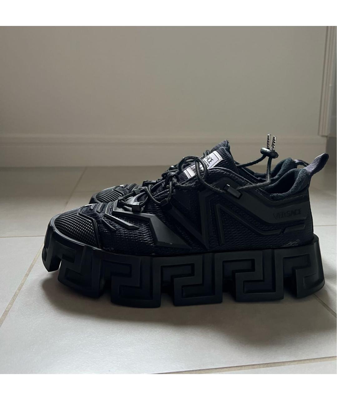 VERSACE Черные резиновые ботинки, фото 5