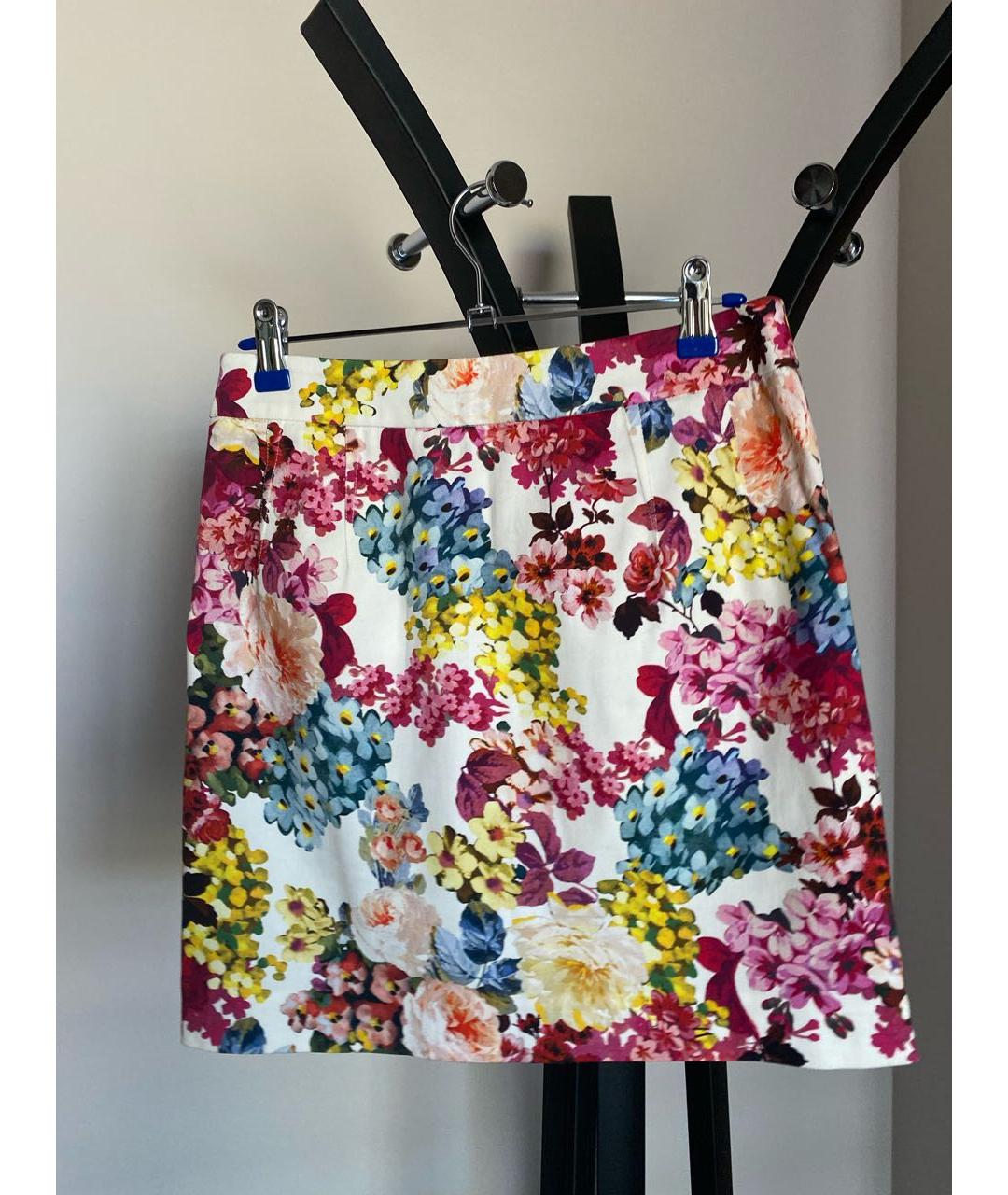 DOLCE&GABBANA Мульти хлопковая юбка мини, фото 5