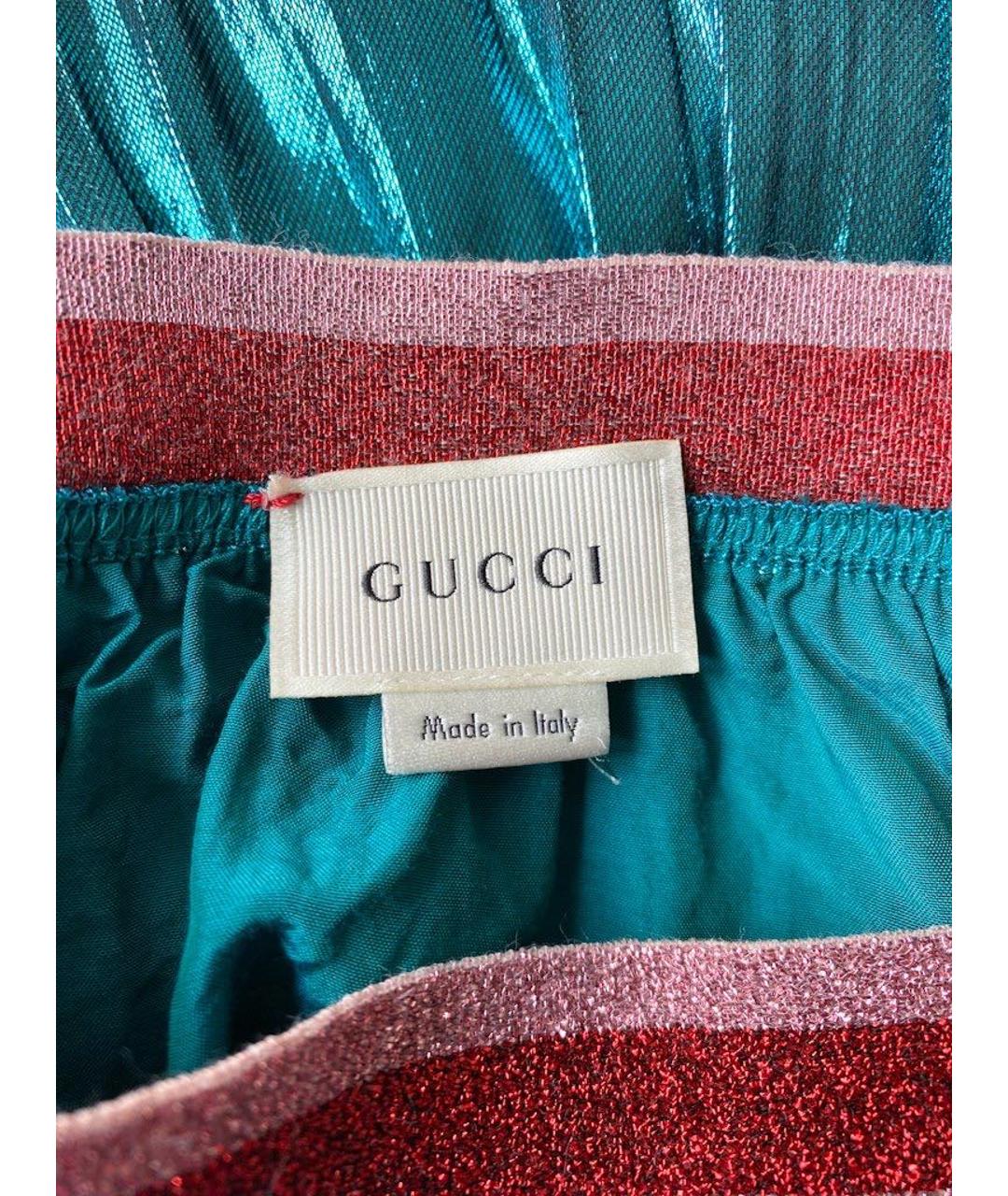 GUCCI Зеленая юбка, фото 3