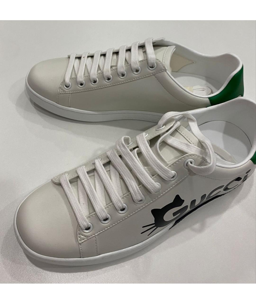 GUCCI Кожаные кроссовки, фото 3