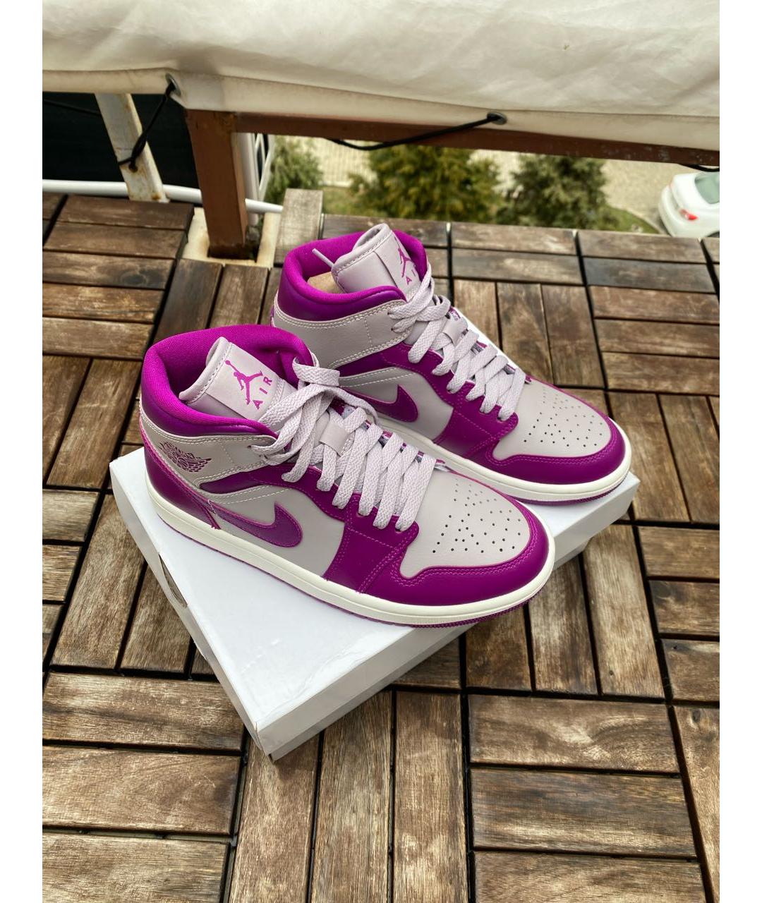 JORDAN Мульти кожаные кеды, фото 3