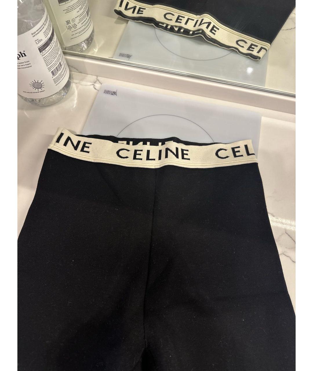 CELINE Черные шорты, фото 2