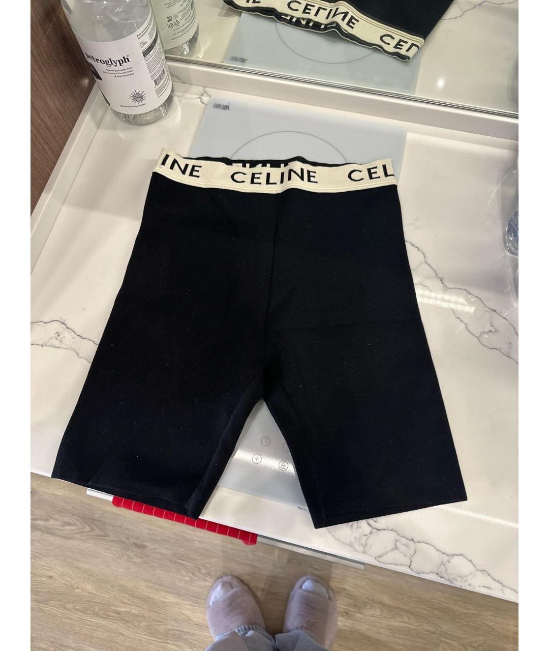CELINE Черные шорты, фото 5