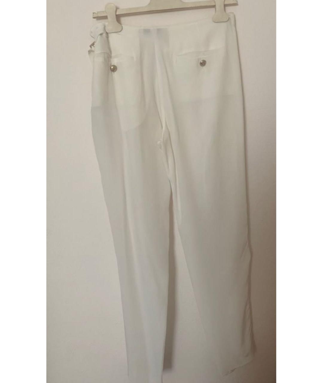 EMILIO PUCCI Белые шелковые брюки широкие, фото 2