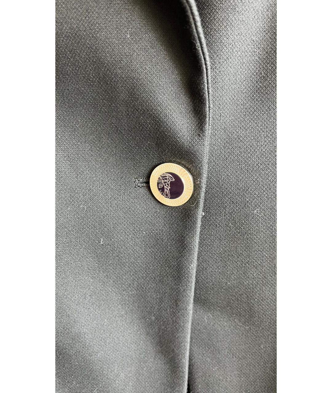 VERSACE COLLECTION Черный полиэстеровый жакет/пиджак, фото 7