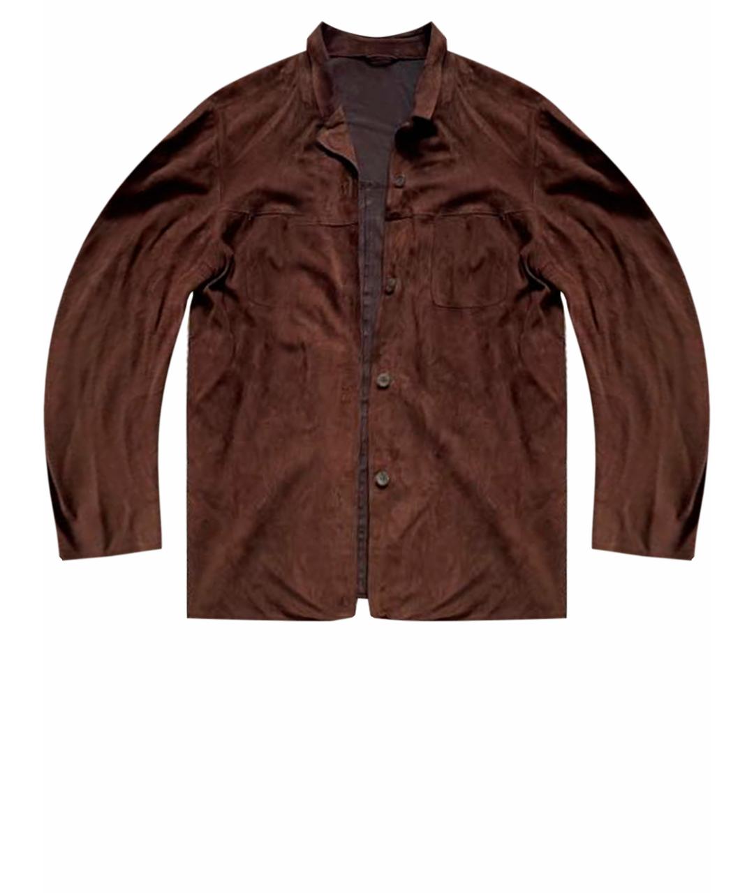 GIMOs Коричневый кожаный жакет/пиджак, фото 1