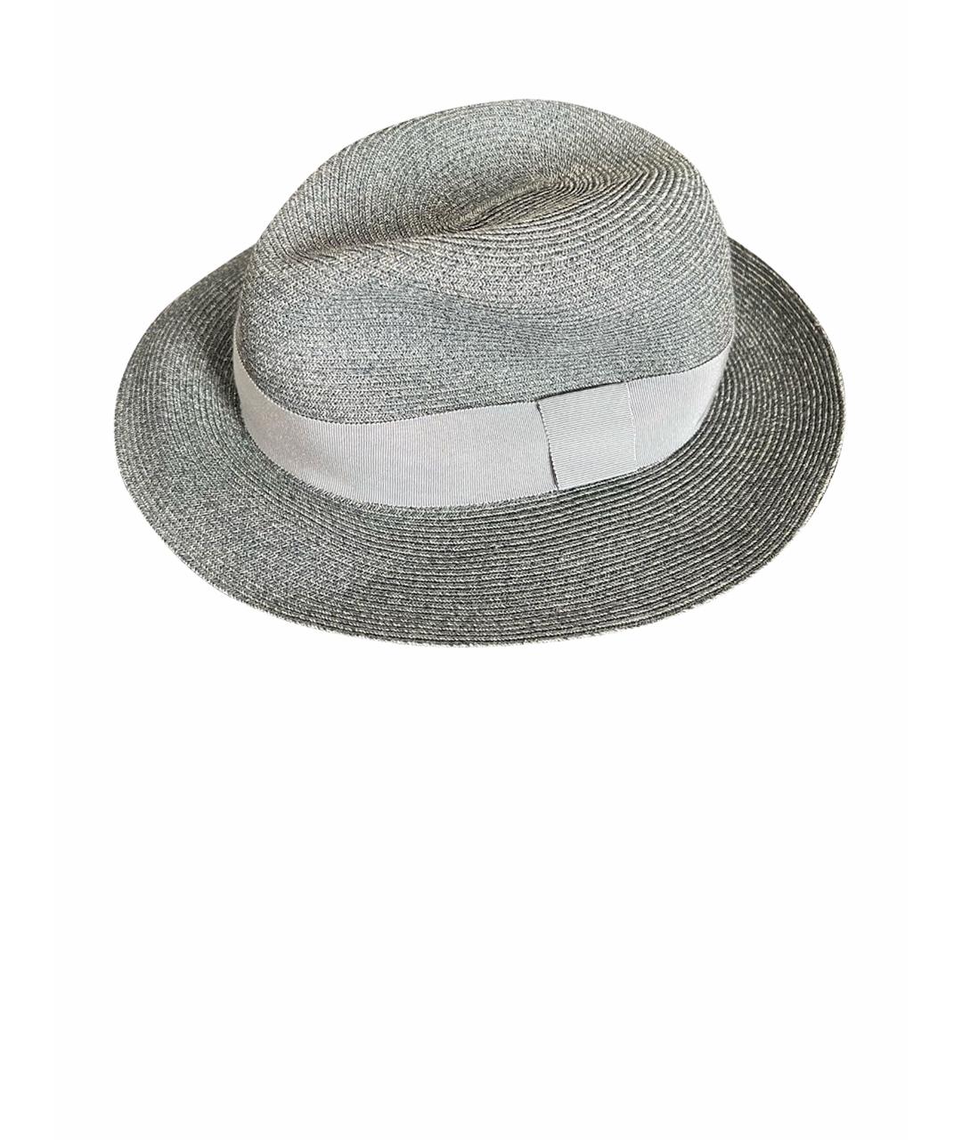 HERMES Антрацитовая шляпа, фото 1