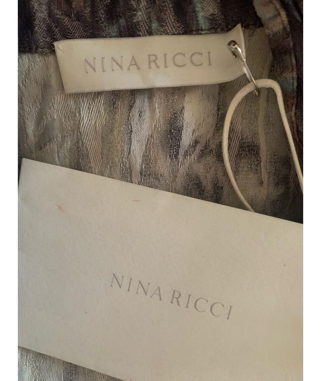 NINA RICCI Мульти вискозная блузы, фото 5