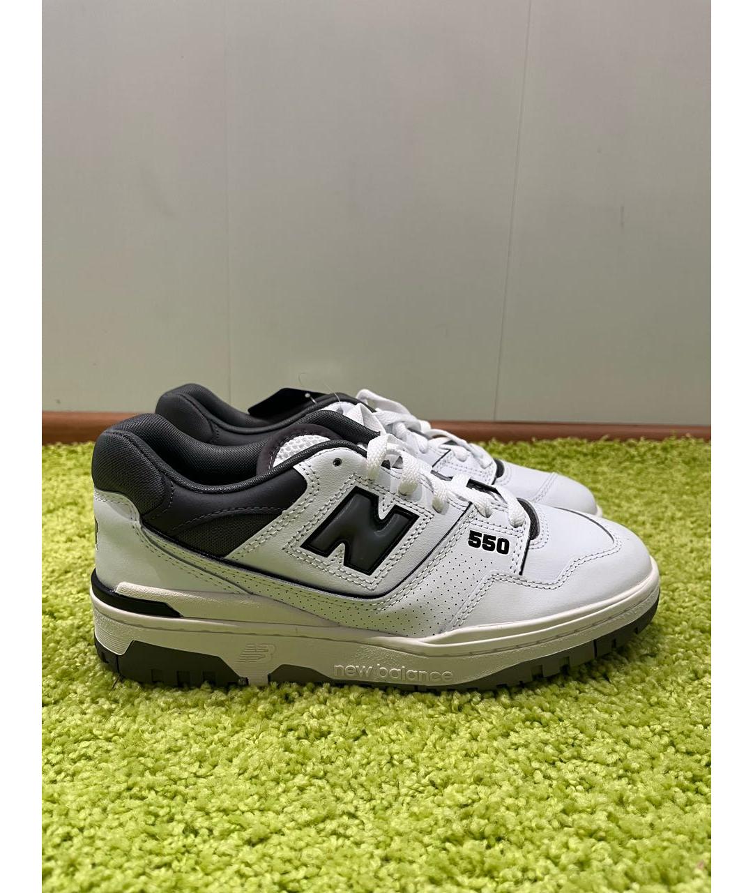 NEW BALANCE Белые кожаные кеды, фото 6