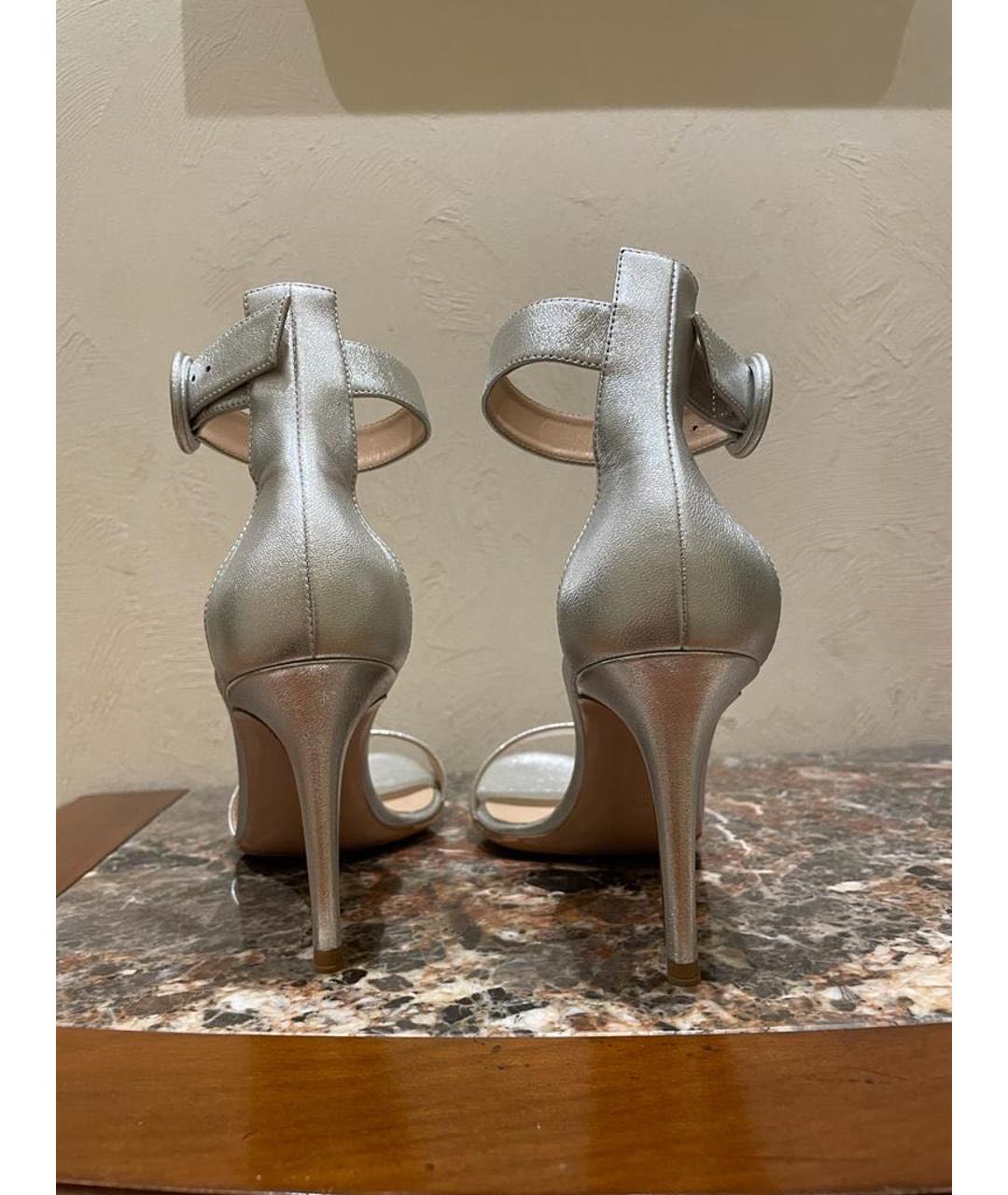 GIANVITO ROSSI Кожаные босоножки, фото 3