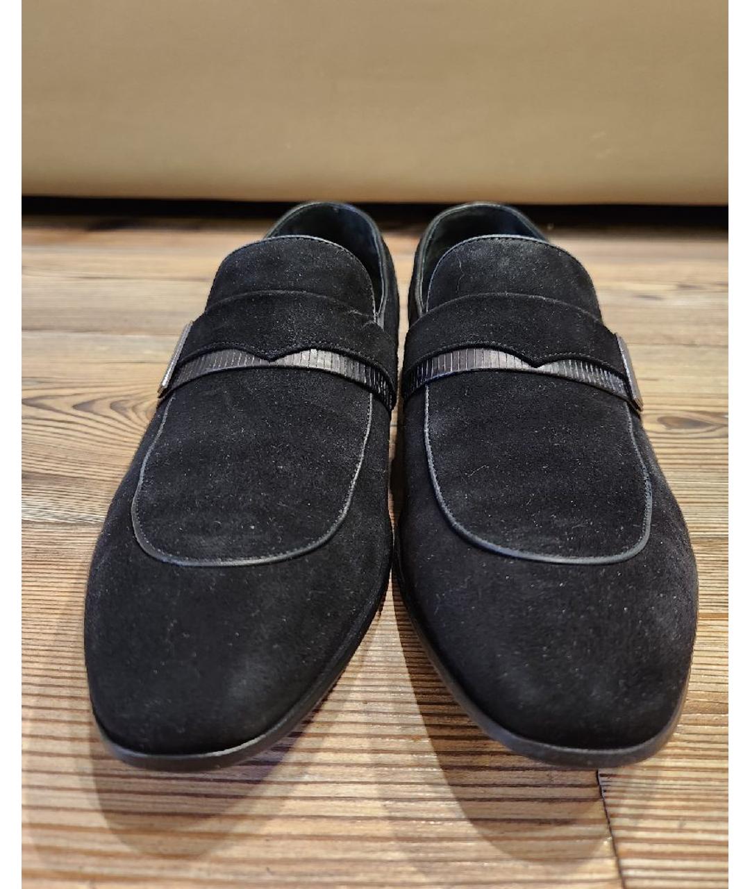 FABI Черные замшевые туфли, фото 2