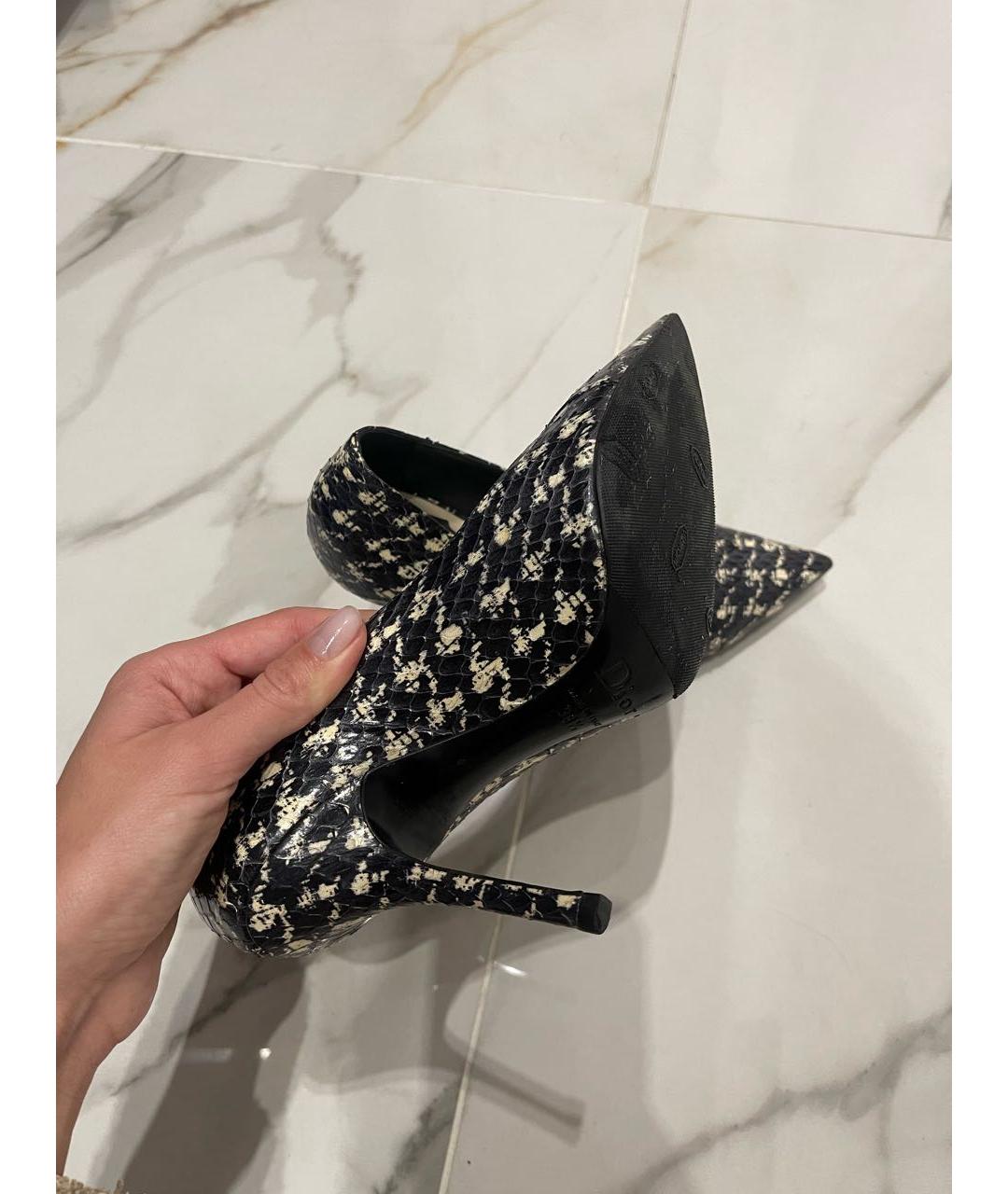 CHRISTIAN DIOR Белые кожаные туфли, фото 8