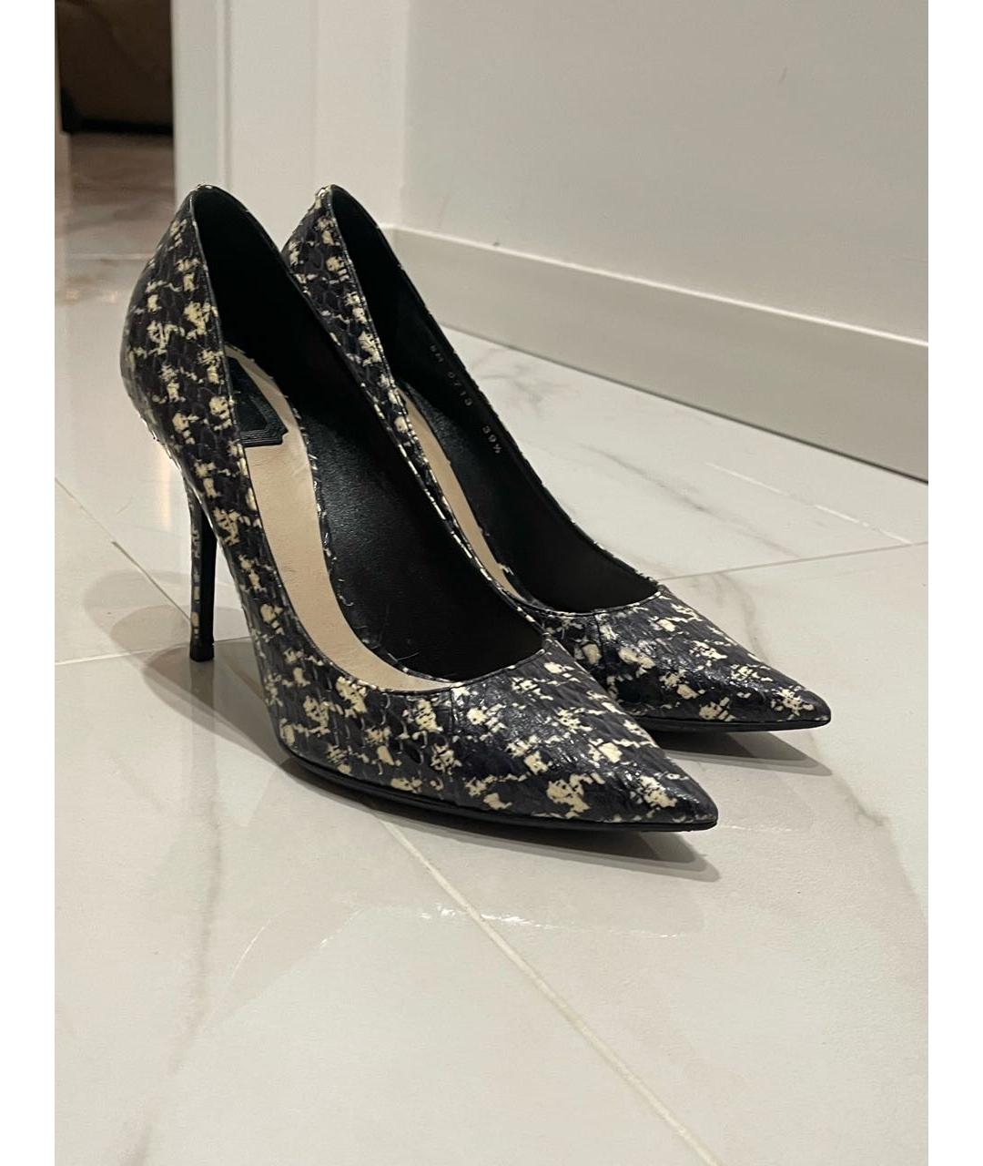 CHRISTIAN DIOR Белые кожаные туфли, фото 9