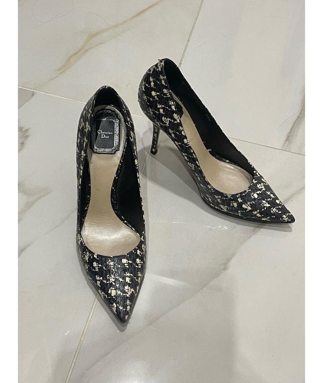 CHRISTIAN DIOR Белые кожаные туфли, фото 4