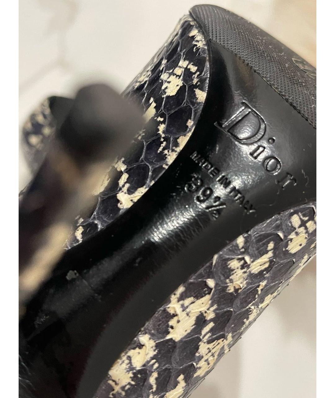 CHRISTIAN DIOR Белые кожаные туфли, фото 6