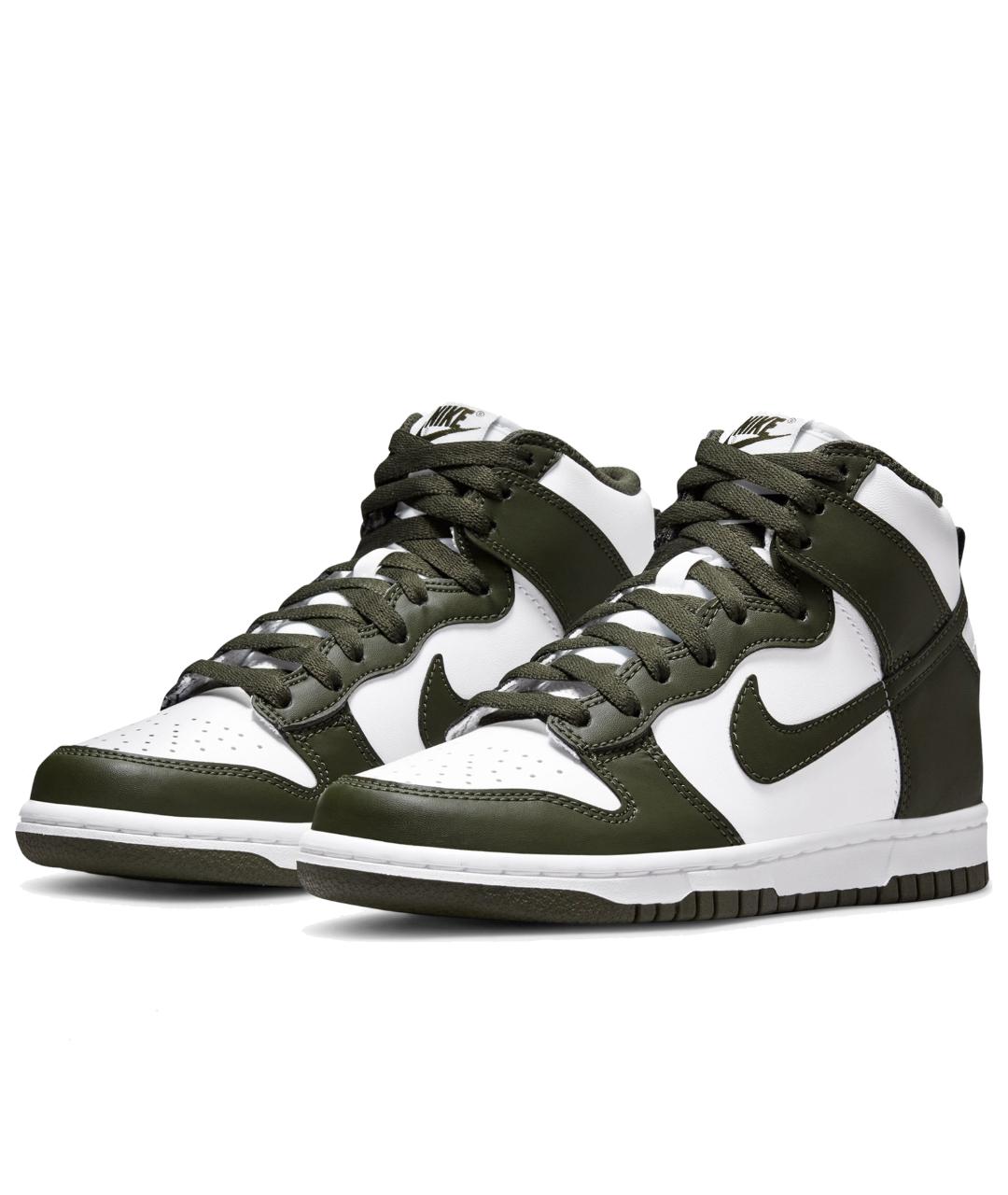 NIKE Зеленые кожаные кроссовки, фото 2