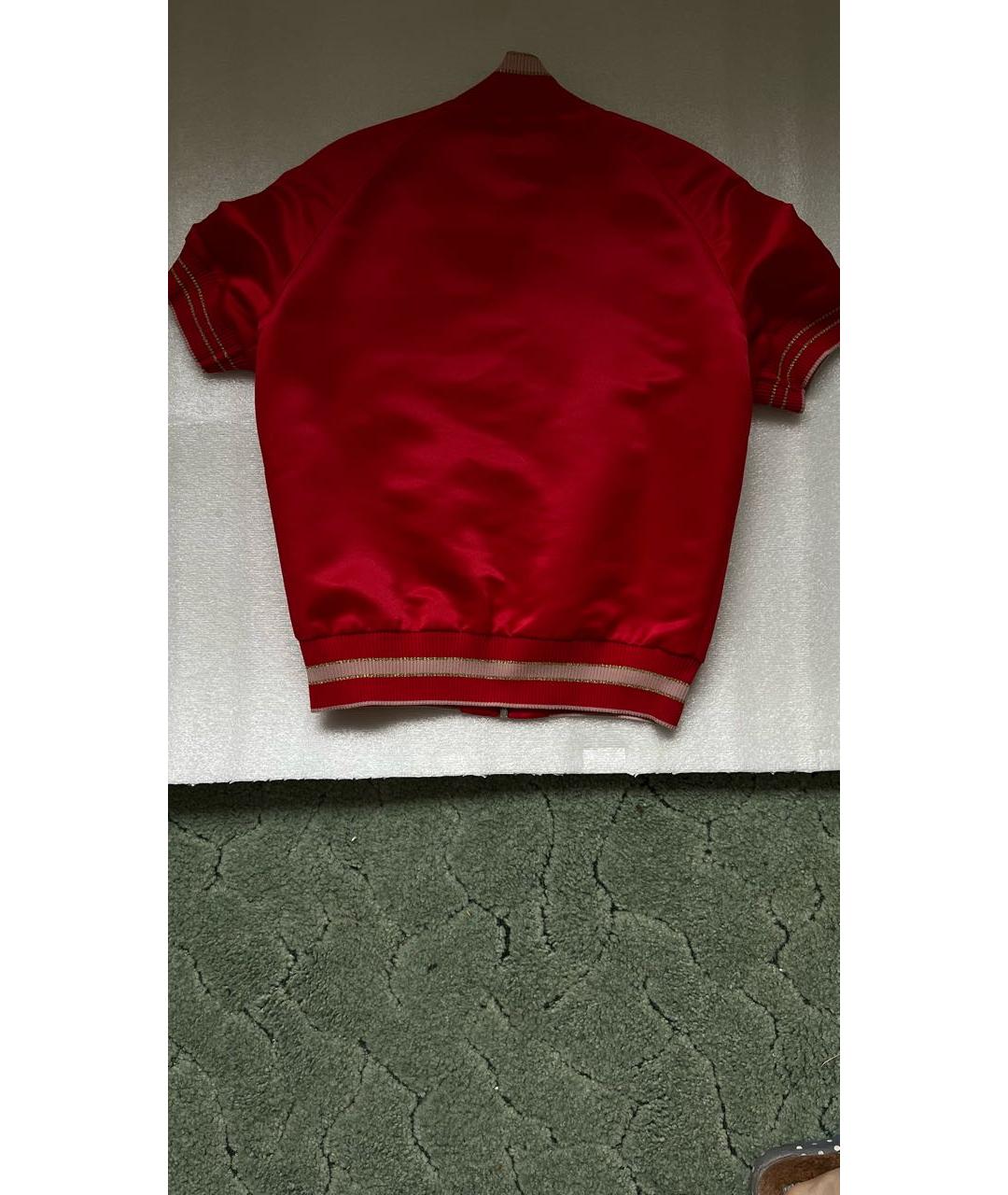 PINKO Красная полиэстеровая куртка, фото 2