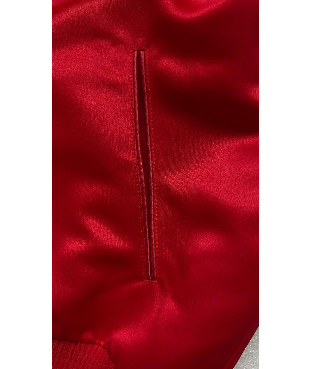 PINKO Красная полиэстеровая куртка, фото 6