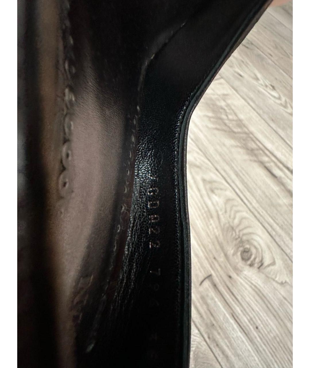 EMPORIO ARMANI Коричневые туфли из экзотической кожи, фото 6