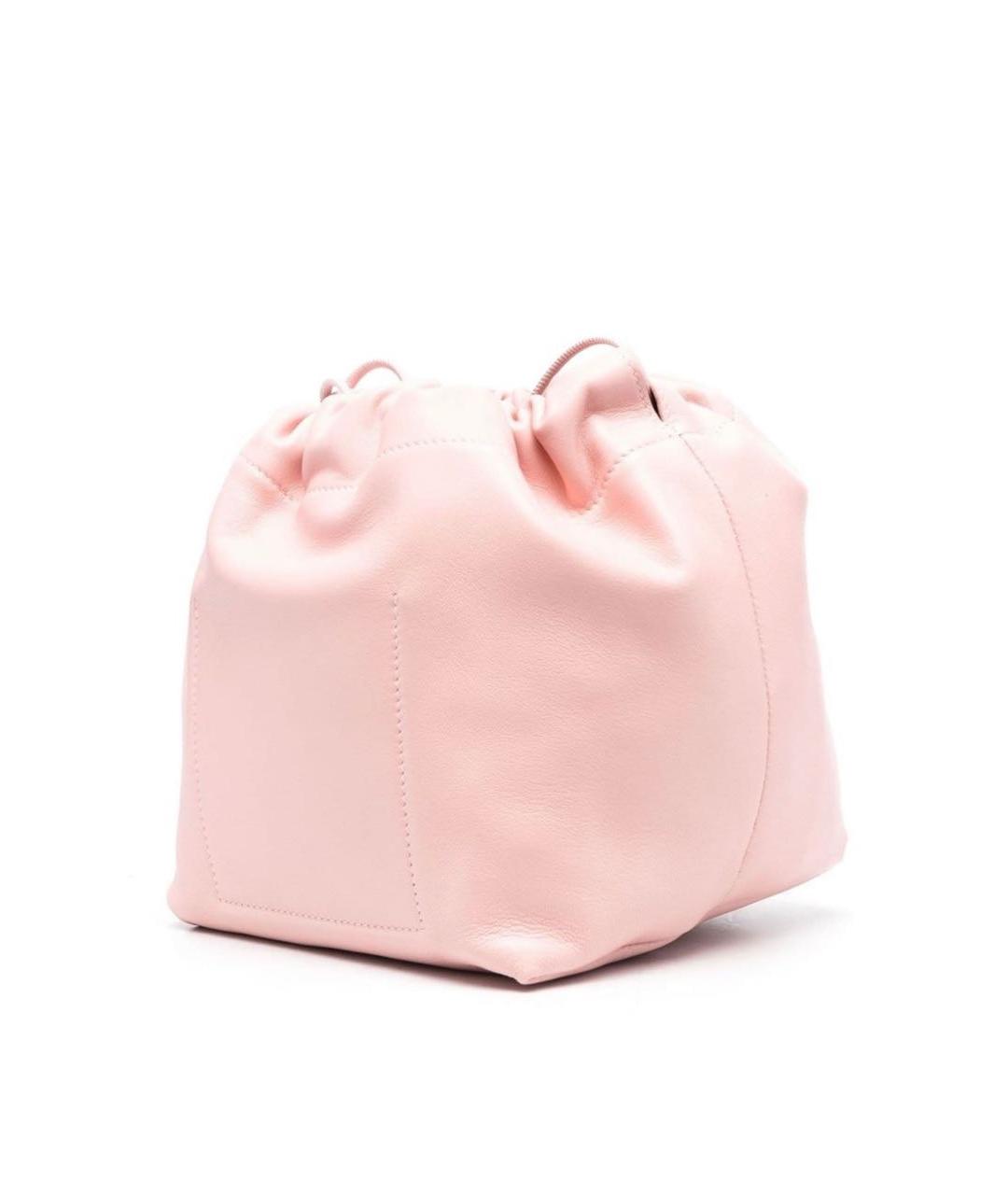 JIL SANDER Розовая кожаная сумка через плечо, фото 1