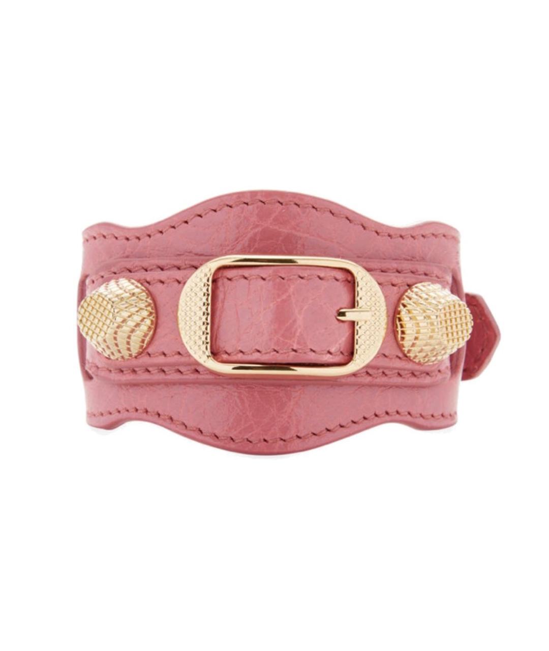 BALENCIAGA Розовый латунный браслет, фото 1