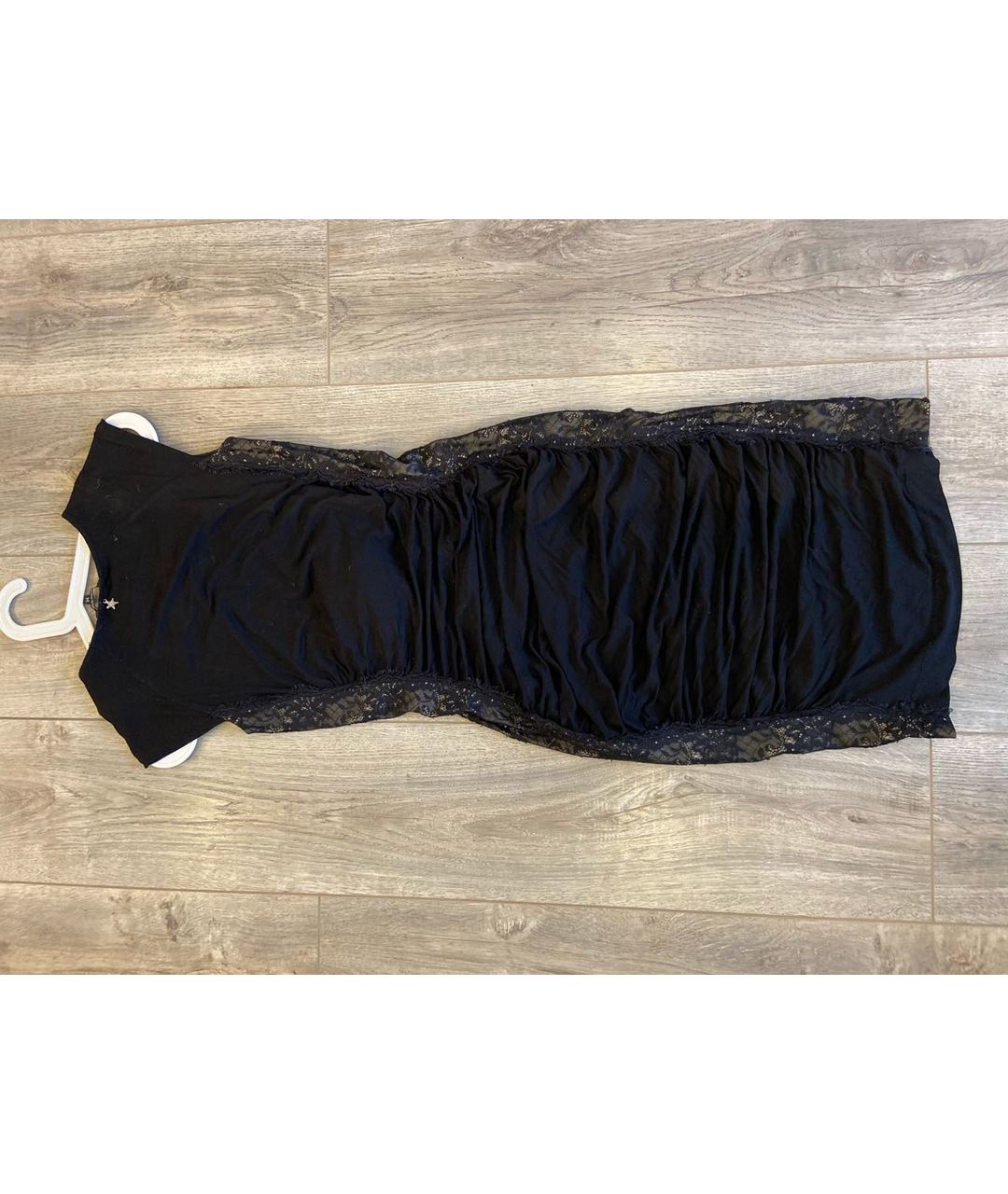 DENNY ROSE Черное вискозное коктейльное платье, фото 2