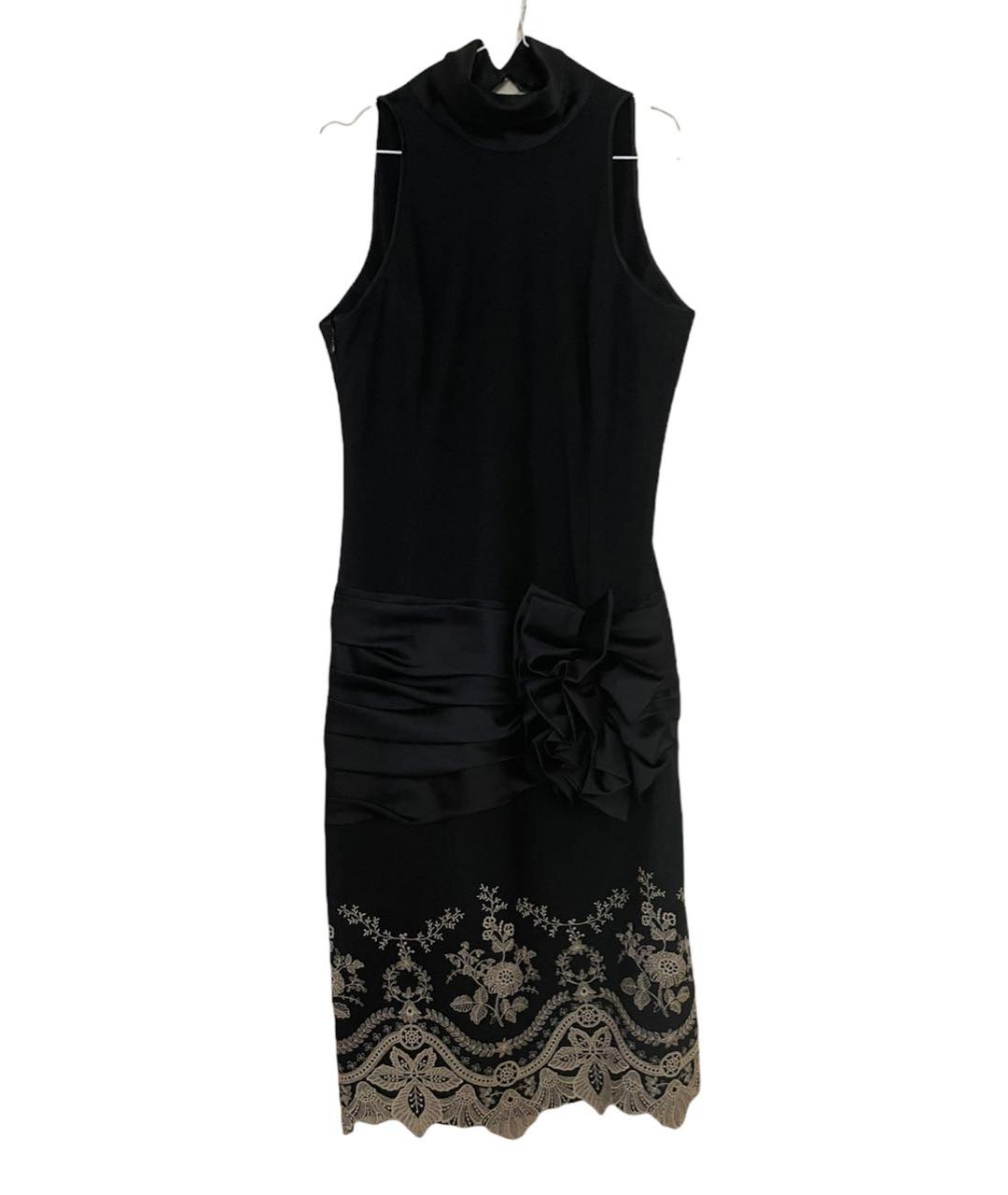 ARMANI COLLEZIONI Черное синтетическое вечернее платье, фото 1