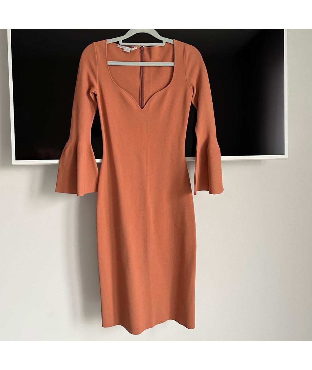 STELLA MCCARTNEY Оранжевое повседневное платье, фото 5