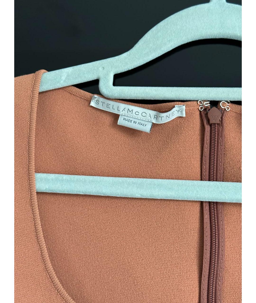 STELLA MCCARTNEY Оранжевое повседневное платье, фото 3