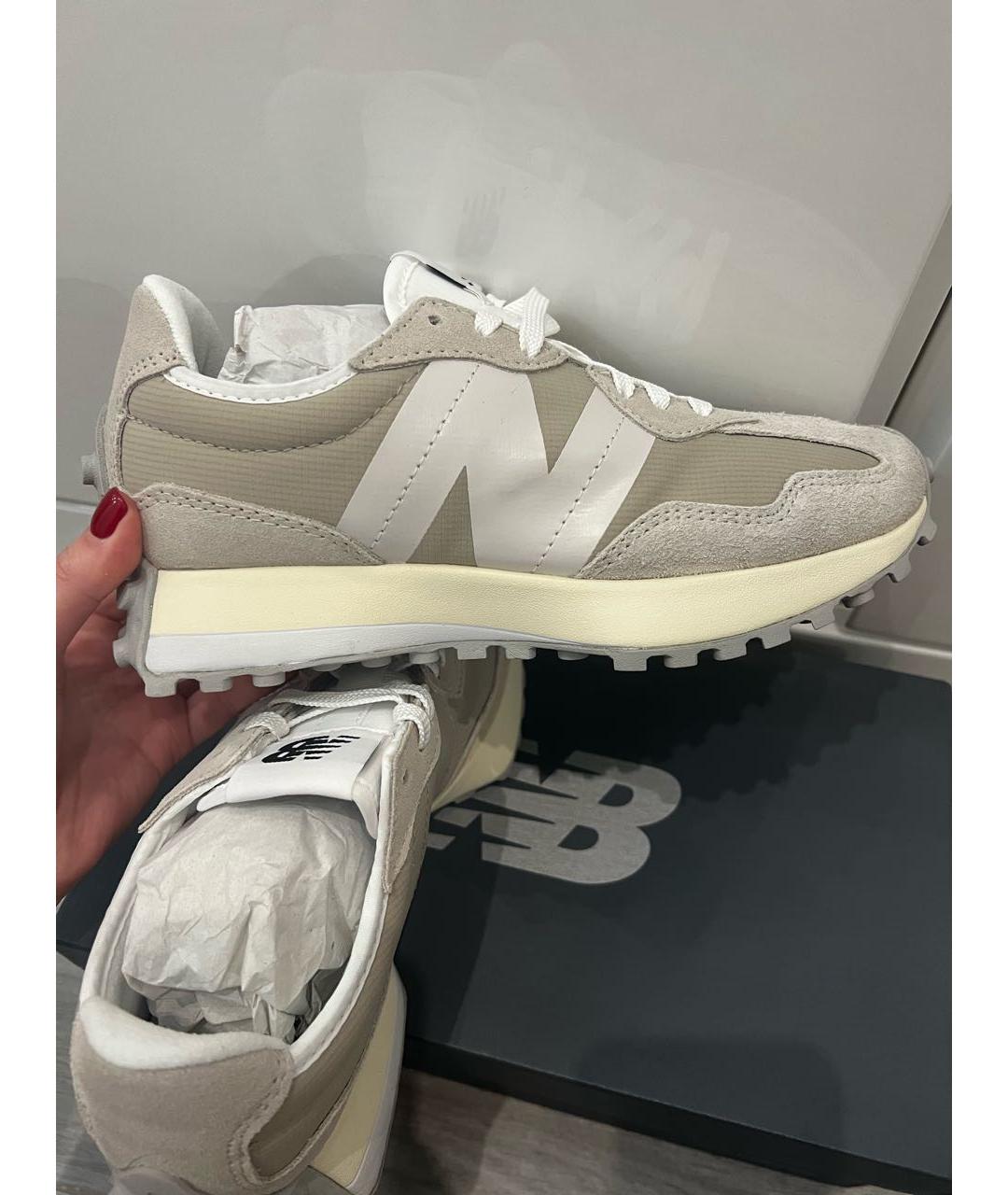 NEW BALANCE Бежевые кроссовки, фото 5