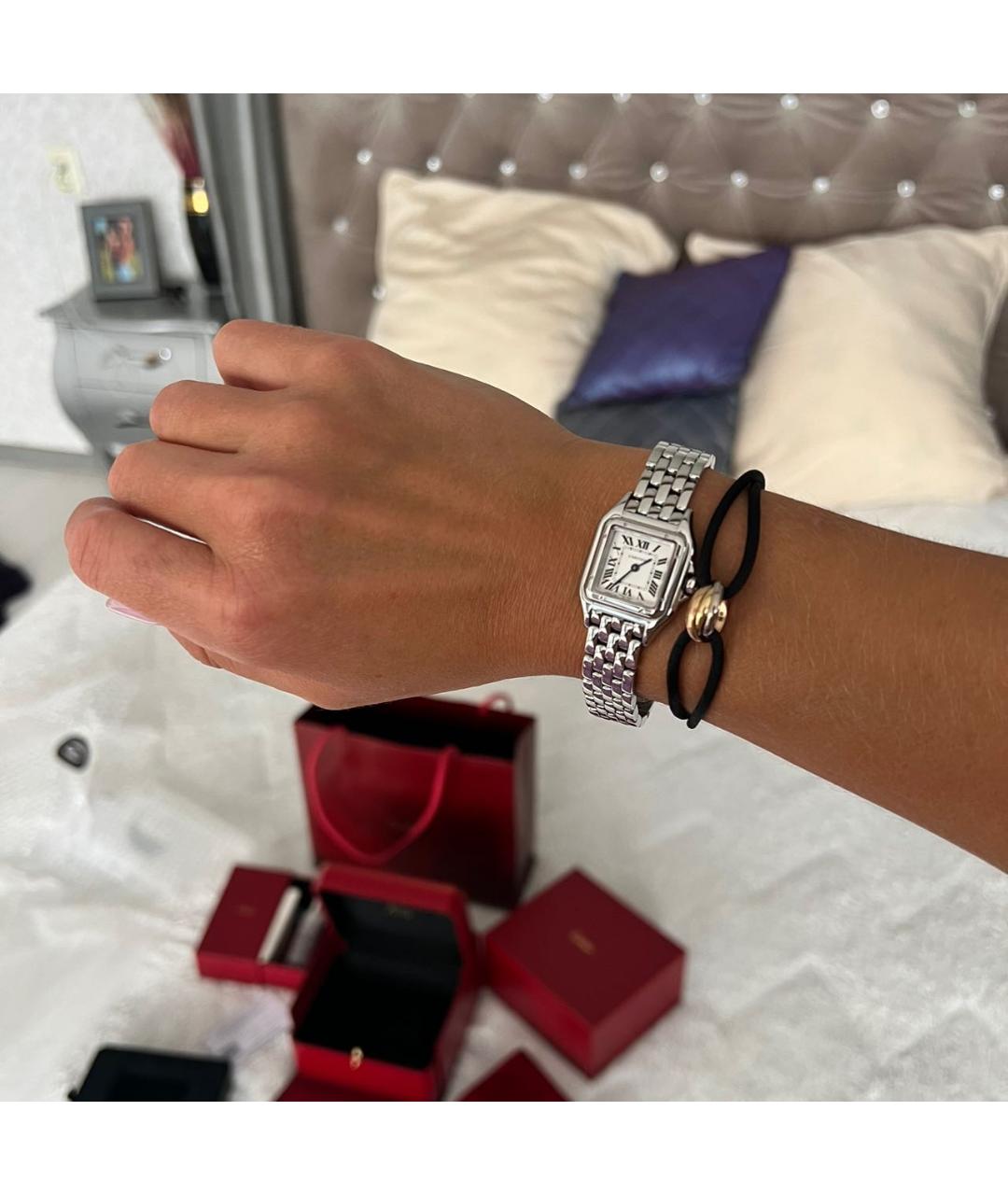 CARTIER Серебряные часы, фото 4