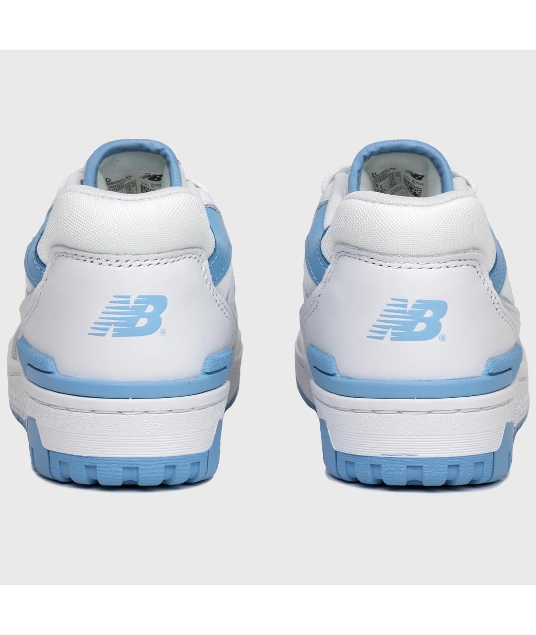 NEW BALANCE Голубые кожаные кроссовки, фото 4