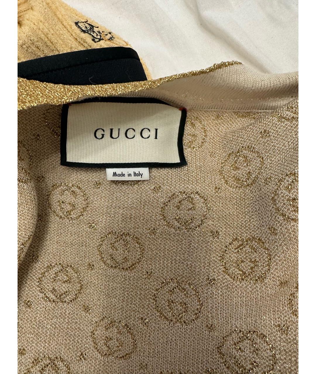 GUCCI Бежевый кардиган, фото 3