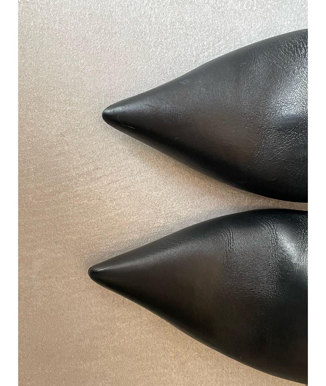 BALMAIN Черные кожаные ботильоны, фото 8