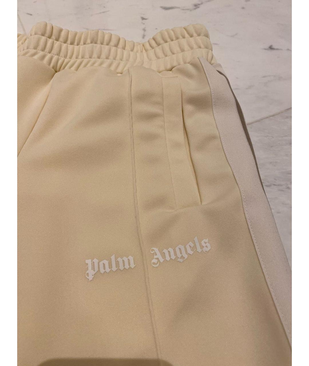 PALM ANGELS Бежевые полиэстеровые спортивные брюки и шорты, фото 7