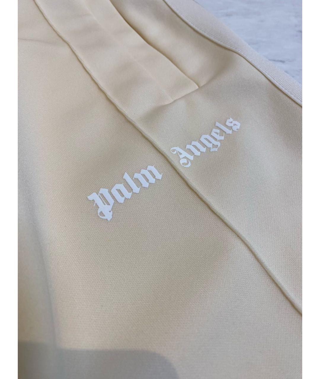PALM ANGELS Бежевые полиэстеровые спортивные брюки и шорты, фото 5
