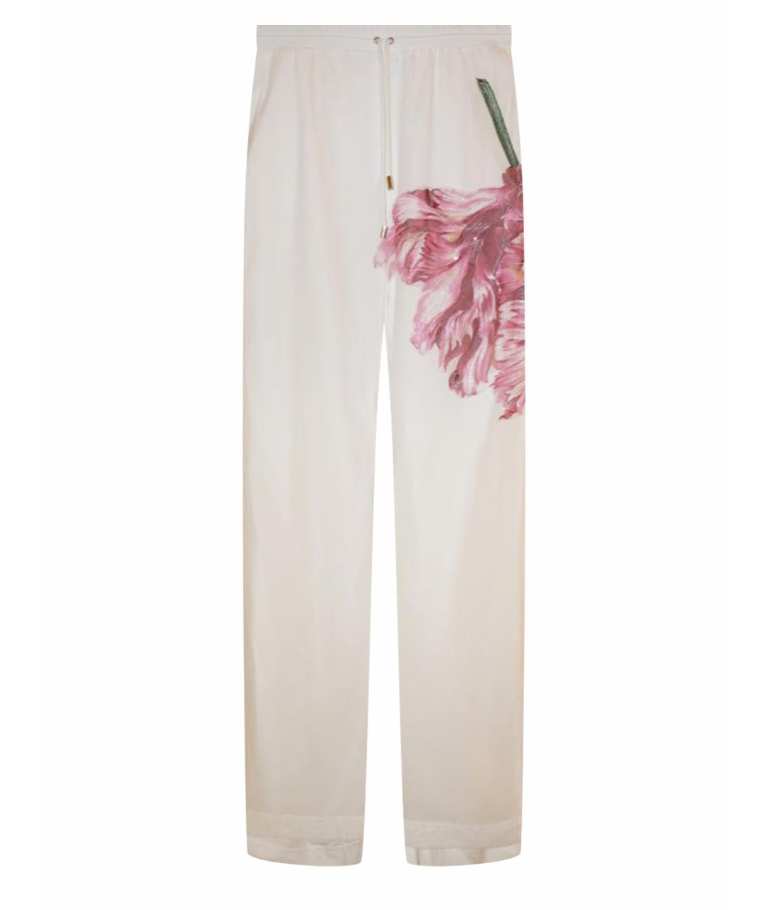 GIANFRANCO FERRE Белые полиамидовые брюки широкие, фото 1