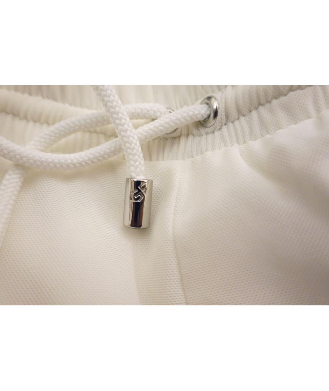 GIANFRANCO FERRE Белые полиамидовые брюки широкие, фото 7