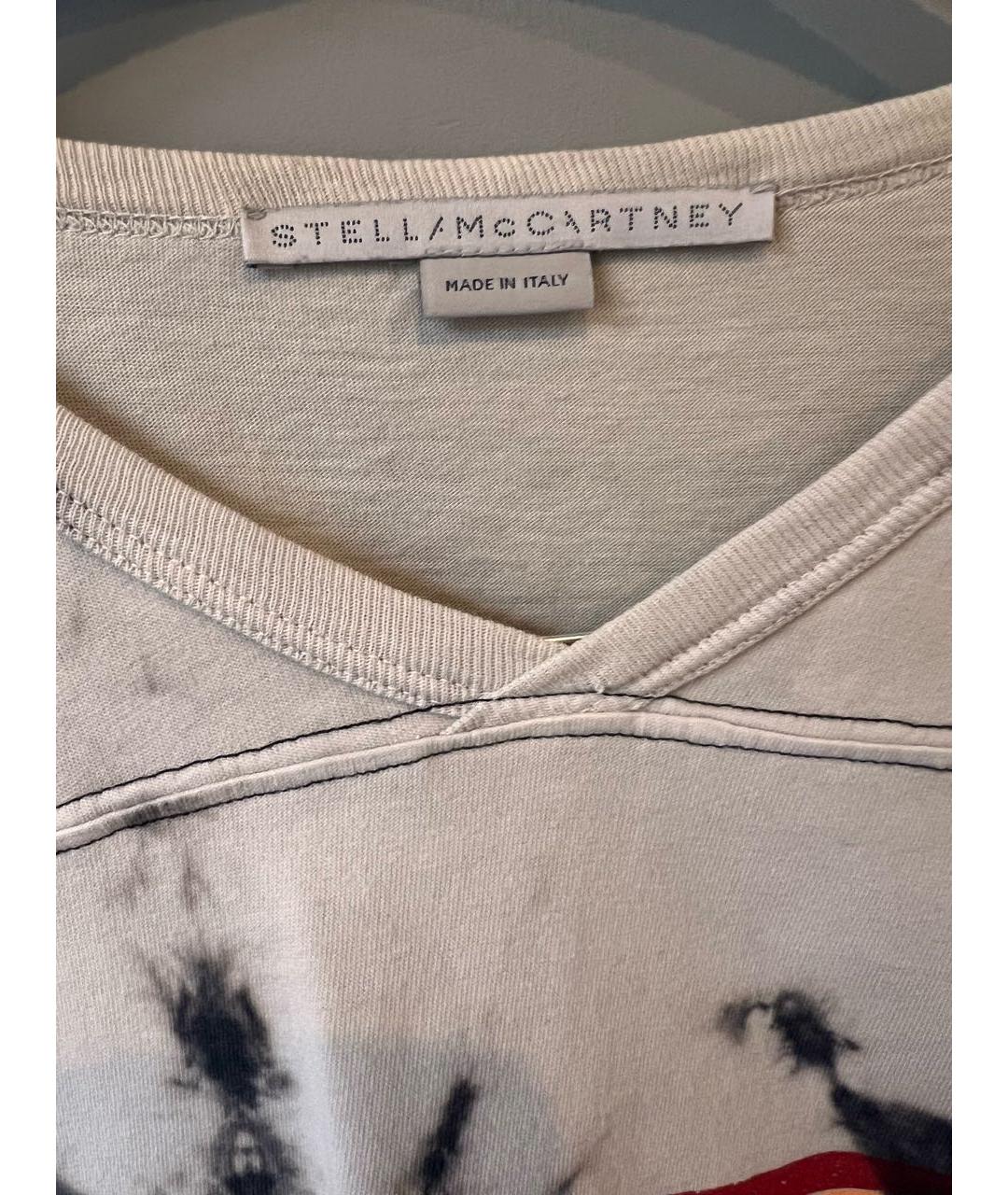 STELLA MCCARTNEY Мульти хлопковая футболка, фото 3