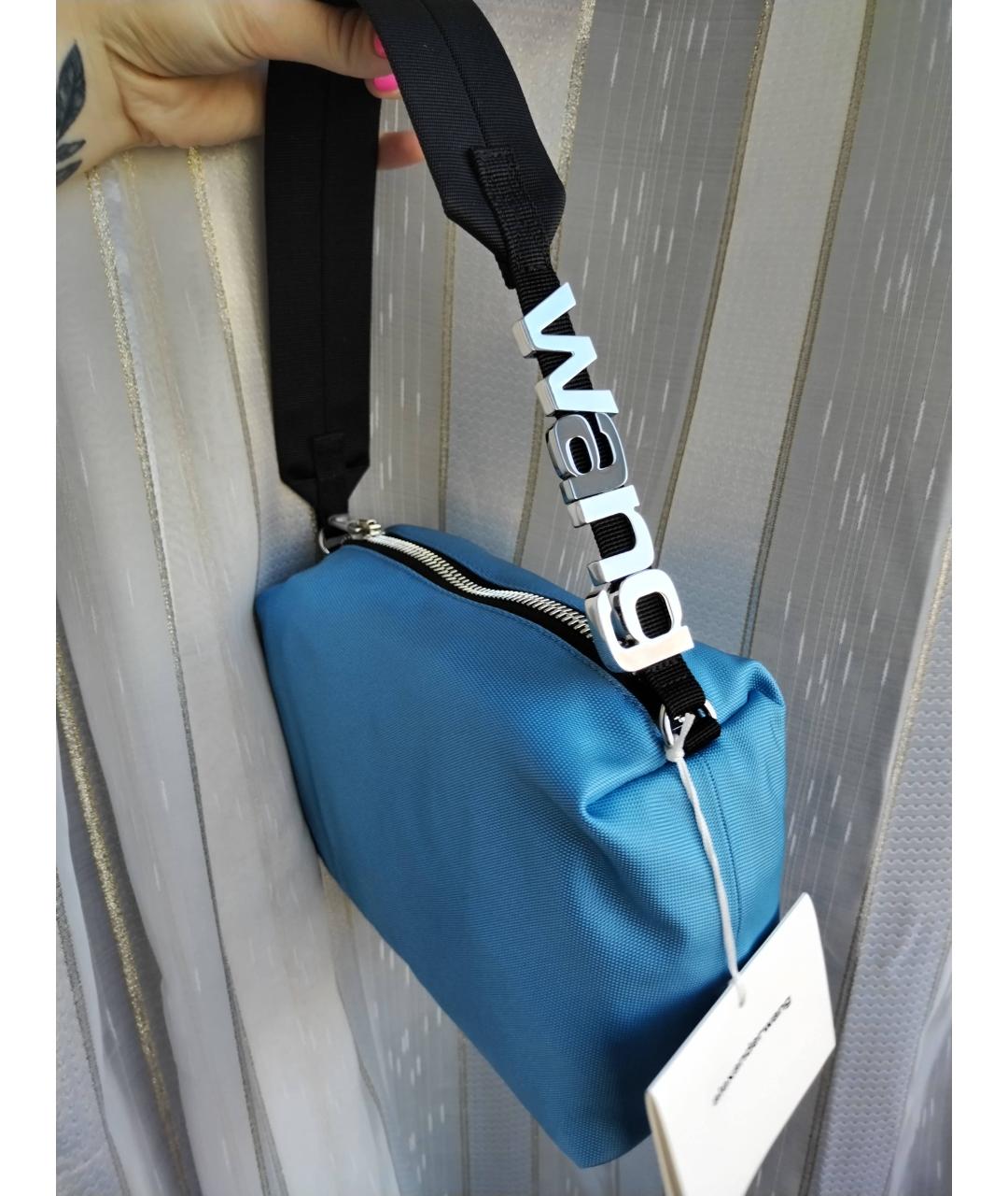 ALEXANDER WANG Голубая сумка с короткими ручками, фото 2