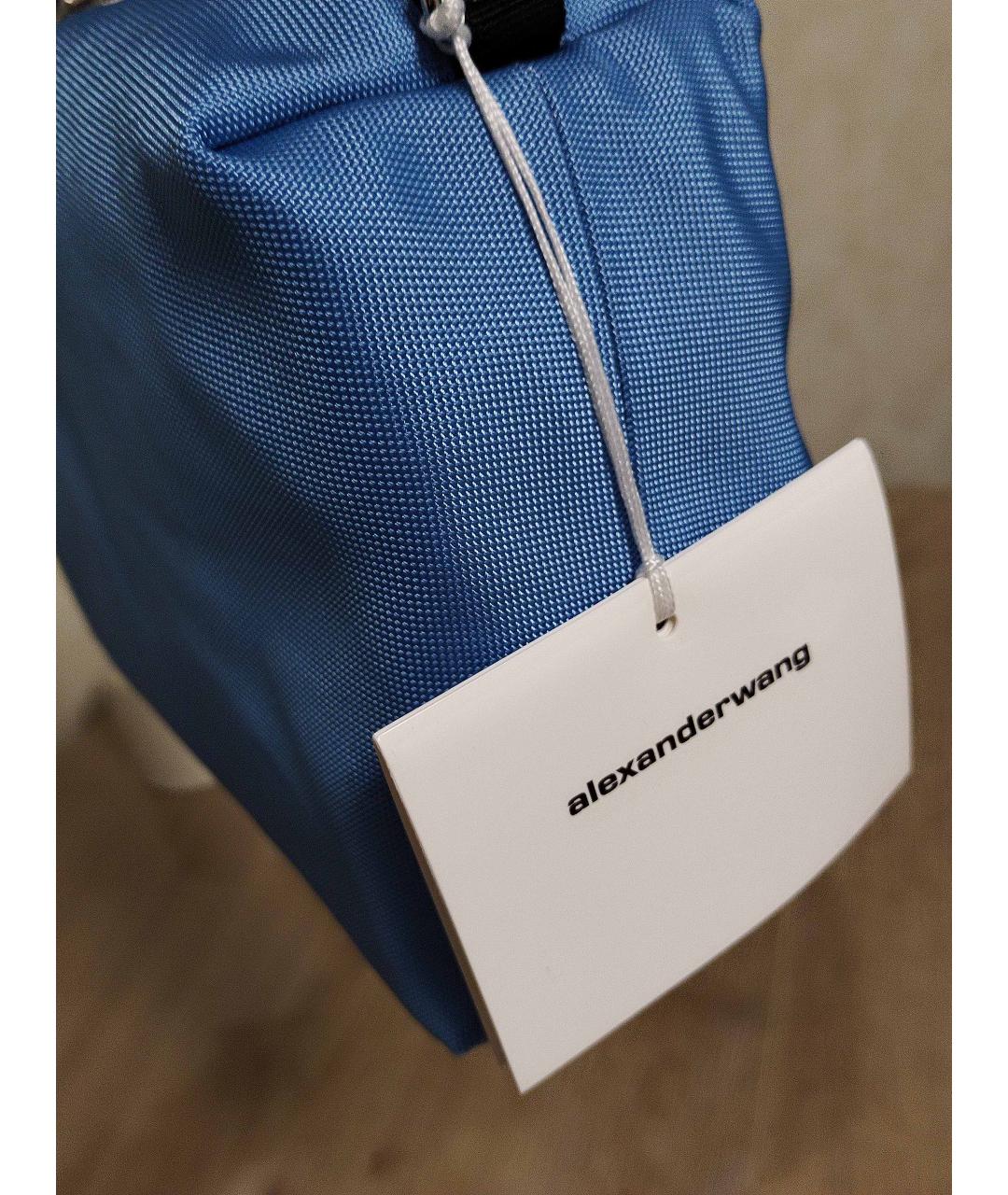 ALEXANDER WANG Голубая сумка с короткими ручками, фото 7