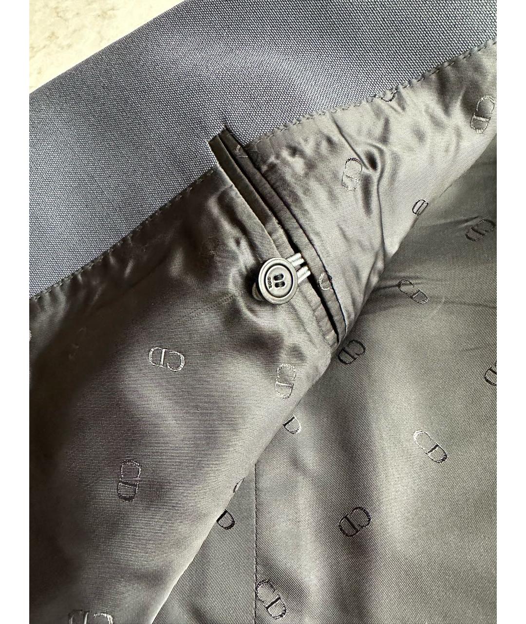 CHRISTIAN DIOR Антрацитовый шерстяной пиджак, фото 3