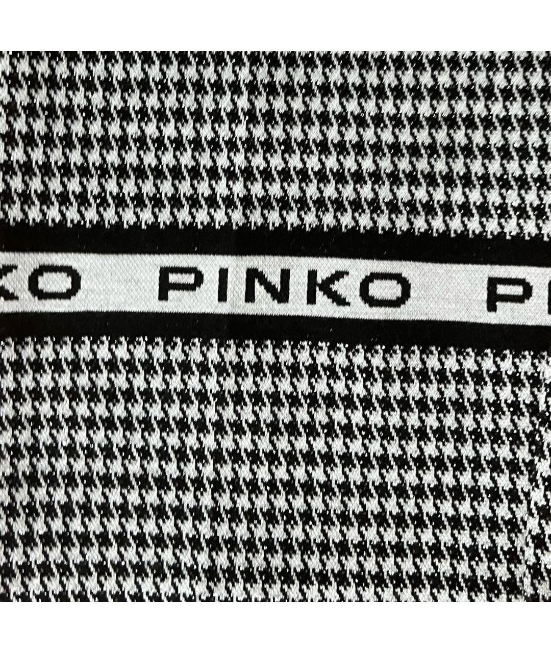 PINKO Серые хлопковые брюки узкие, фото 4