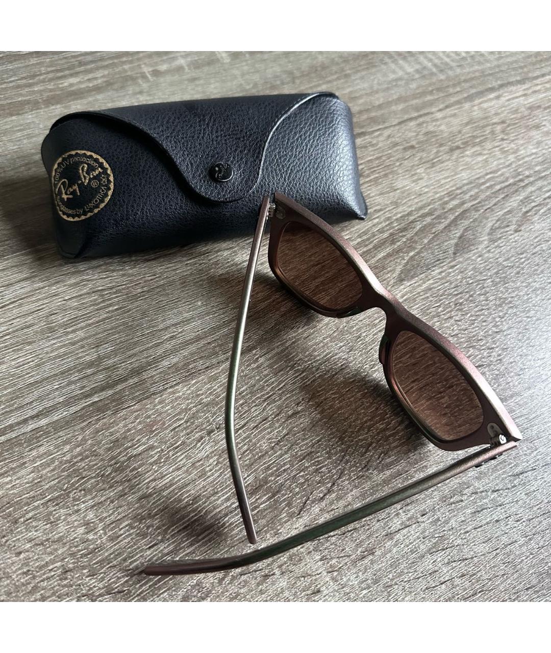 RAY BAN Зеленые солнцезащитные очки, фото 4
