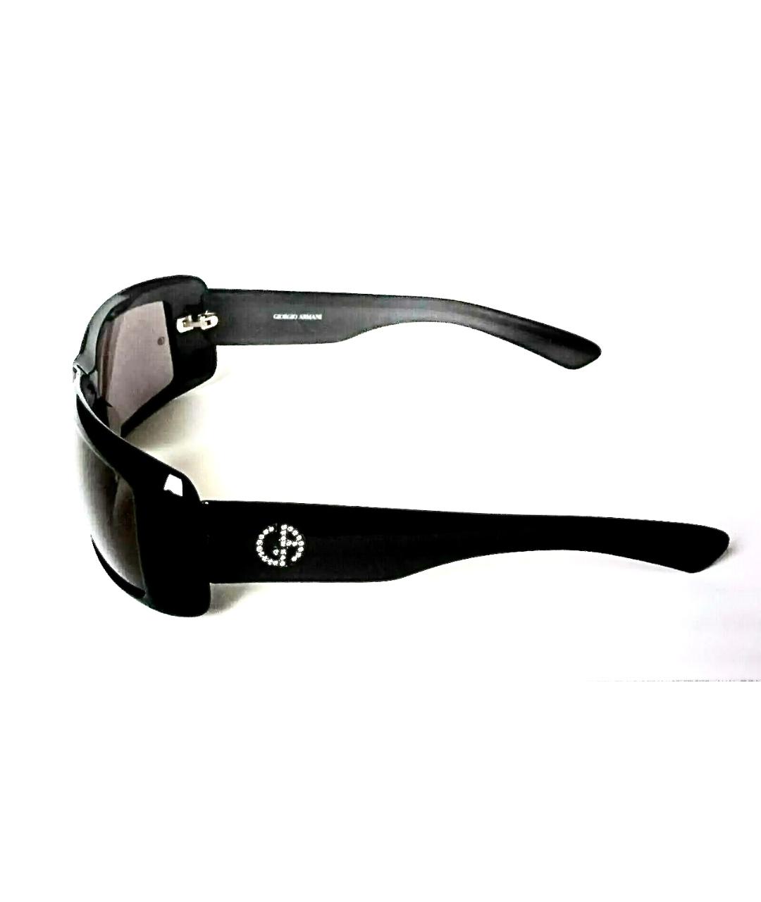 GIORGIO ARMANI VINTAGE Черные пластиковые солнцезащитные очки, фото 5