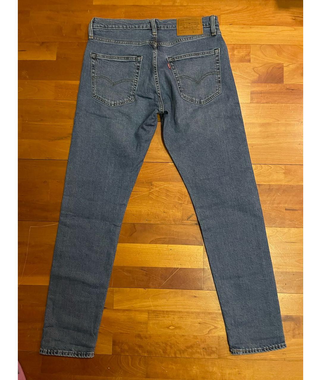 LEVI'S Синие хлопко-лиоцелловые джинсы скинни, фото 2