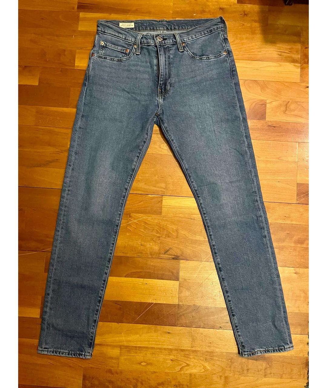 LEVI'S Синие хлопко-лиоцелловые джинсы скинни, фото 8