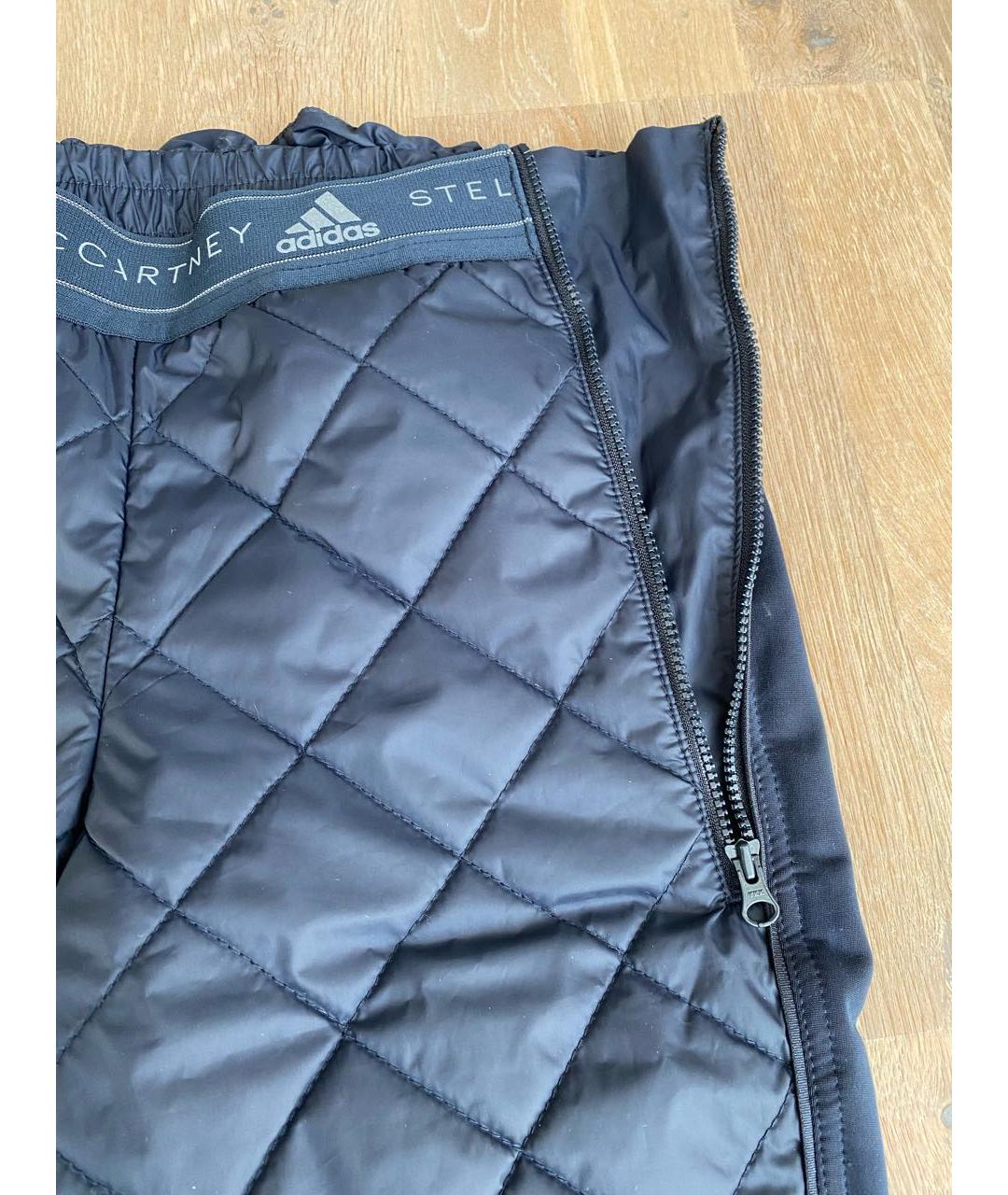 ADIDAS BY STELLA MCCARTNEY Темно-синие полиэстеровые спортивные брюки и шорты, фото 3