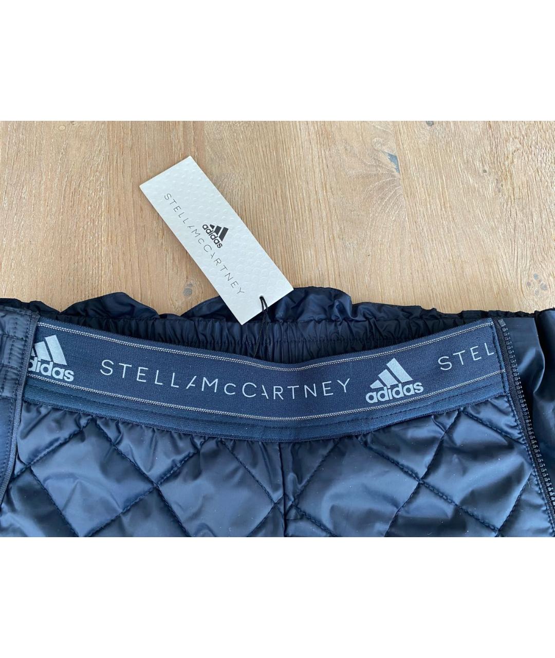 ADIDAS BY STELLA MCCARTNEY Темно-синие полиэстеровые спортивные брюки и шорты, фото 6